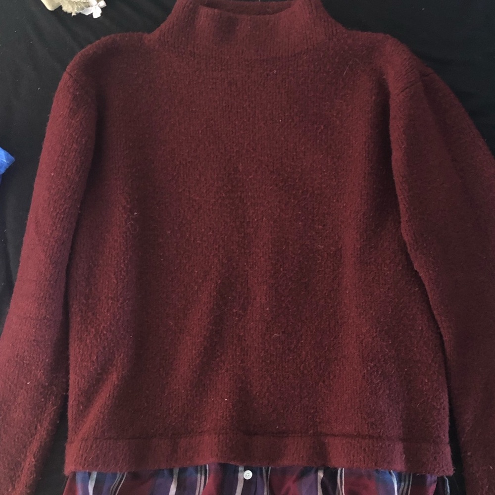 Maroon Sweater shirt